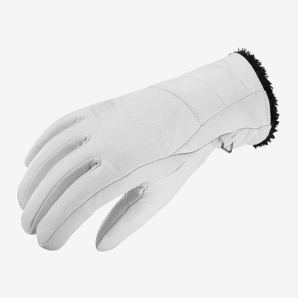 Salomon Israel NATIVE W - Womens Gloves - White (OSTM-60124)